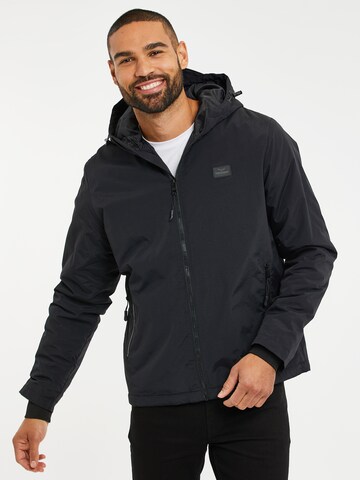 Threadbare Between-season jacket 'Brigit' in Black: front