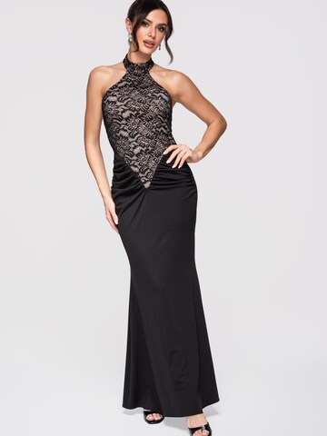 Ombre Abendkleid‌‌‌‌‌ in Schwarz