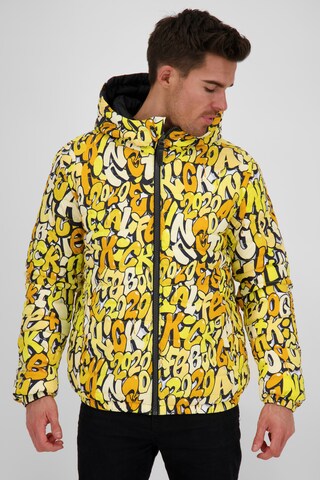 Alife and Kickin Between-Season Jacket in Yellow