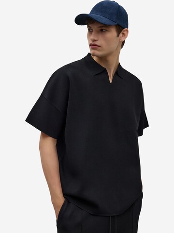 T-Shirt Adolfo Dominguez en noir : devant