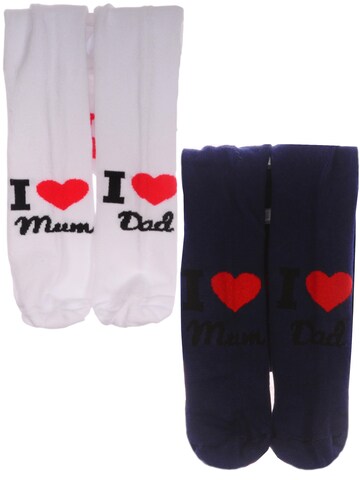 La Bortini Strumpfhose in Blau: Vorderseite