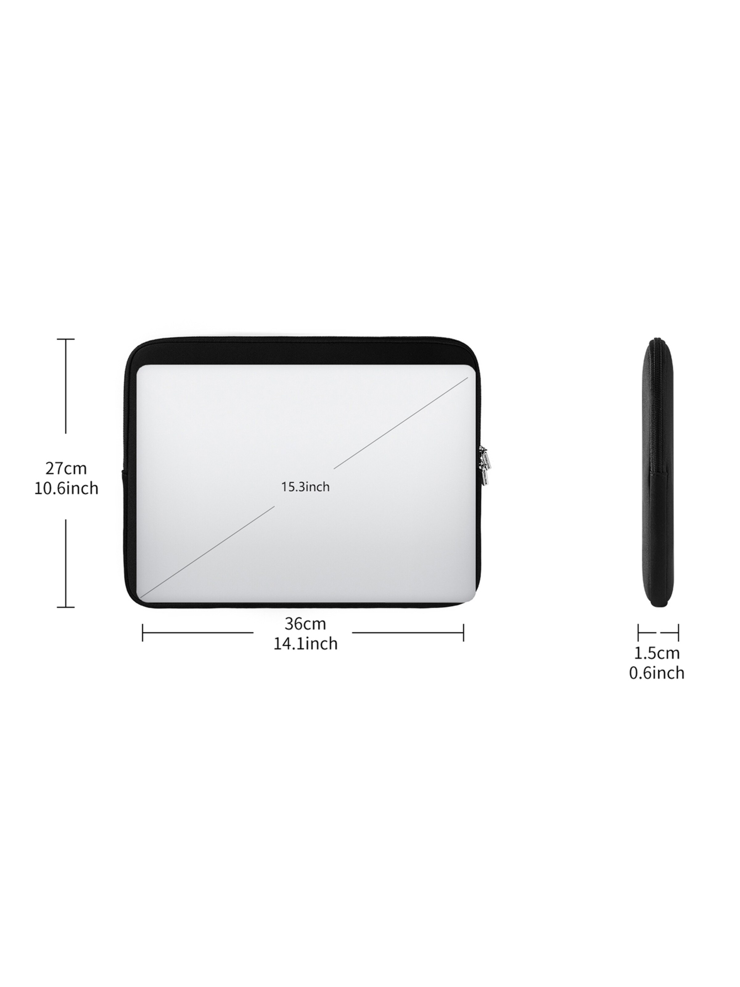 Sac d’ordinateur portable ' Adam ' Victoria Hyde en noir