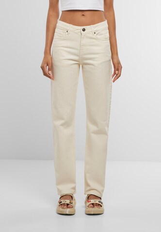 Urban Classics Regular Jeans in Beige: Vorderseite