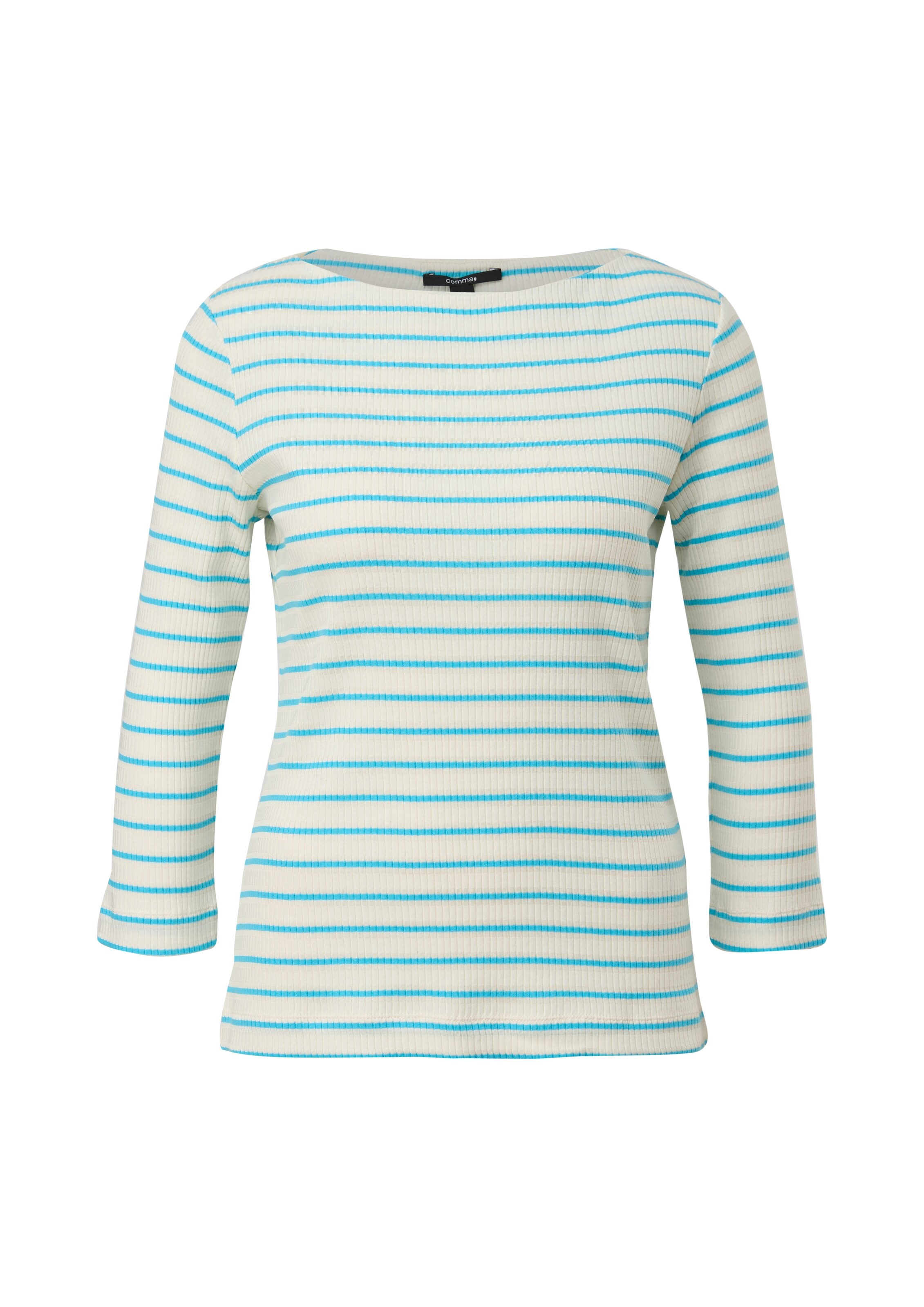 COMMA Shirt in Blauw: voorkant