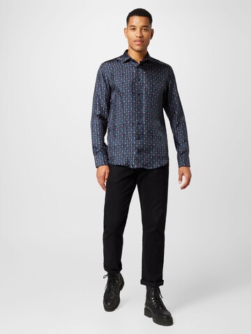 ETON Regular fit Button Up Shirt in Blue