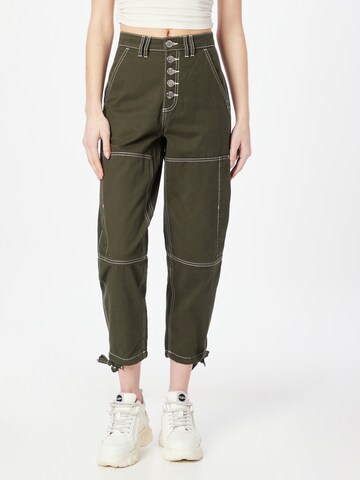 River Island Regular Broek in Groen: voorkant