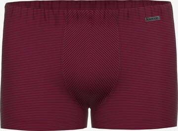 Ammann Boxer shorts ' Cotton & More ' in Red: front