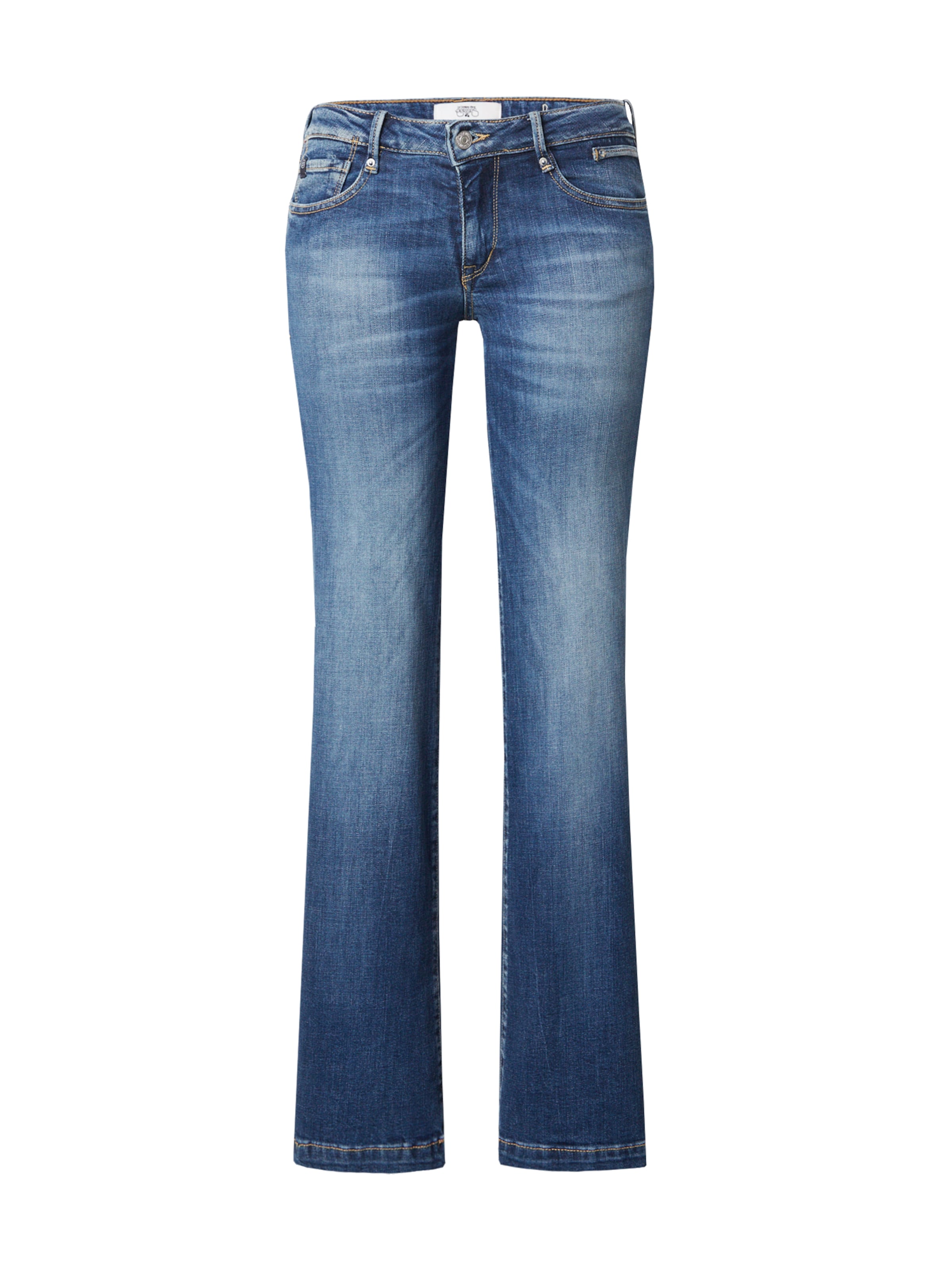 mėlyna Le Temps Des Cerises Kliošinis Džinsai 'Davao': priekis