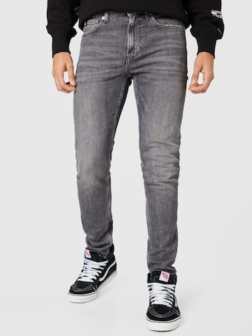 Calvin Klein Jeans Slimfit Jeans in Grau: predná strana