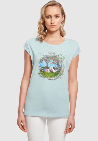 Merchcode Shirt 'Ashnikko - Apple' in Blauw: voorkant