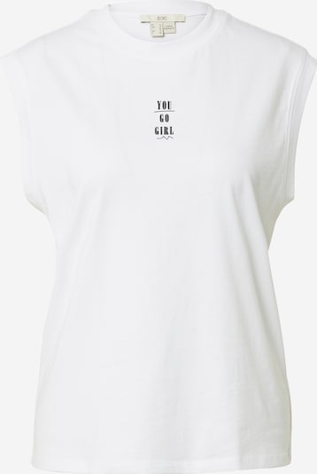 EDC BY ESPRIT Top u crna / bijela, Pregled proizvoda