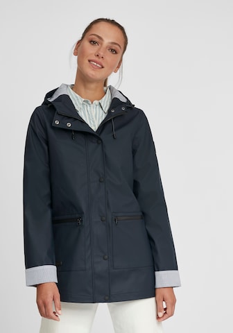 Oxmo Between-Season Jacket 'Becky' in Blue: front