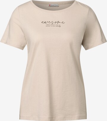 STREET ONE Shirt in Beige: front