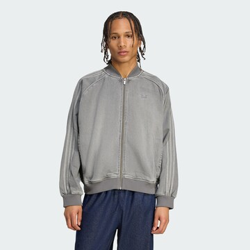 Veste mi-saison 'Sst Adicolor' ADIDAS ORIGINALS en gris : devant