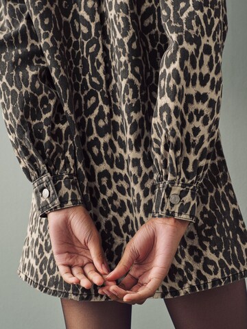 Next Shirt dress in Brown