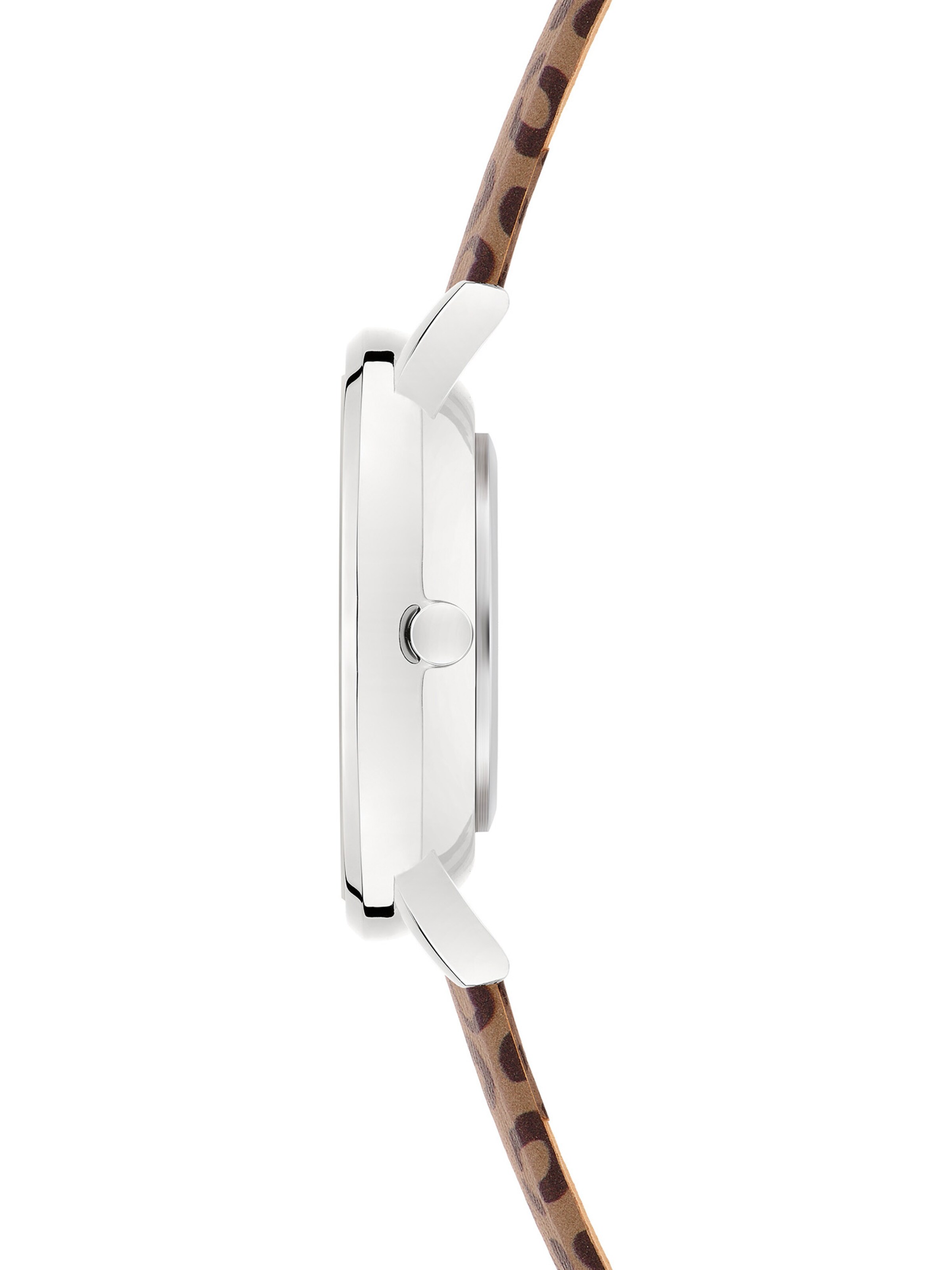 s.Oliver Analog Watch in Brown