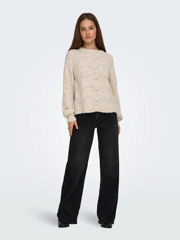 ONLY Sweter 'ONLGILA' w kolorze szary