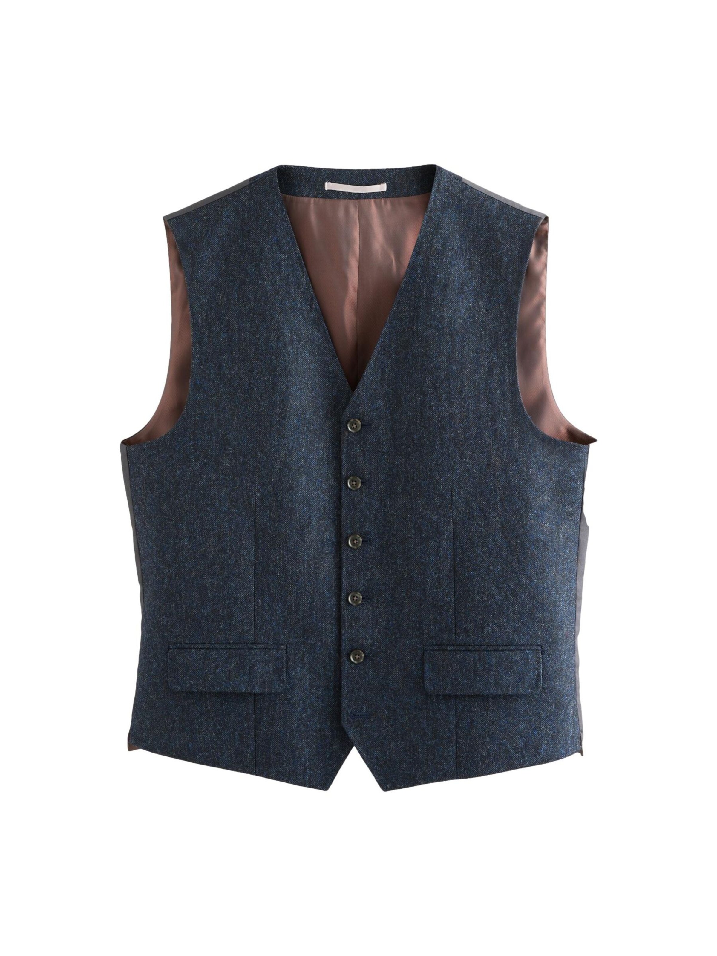 Next Gilet 'Abraham Moon' in Blauw: voorkant