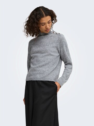 JDY Sweater 'JDYSUPER' in Grey: front