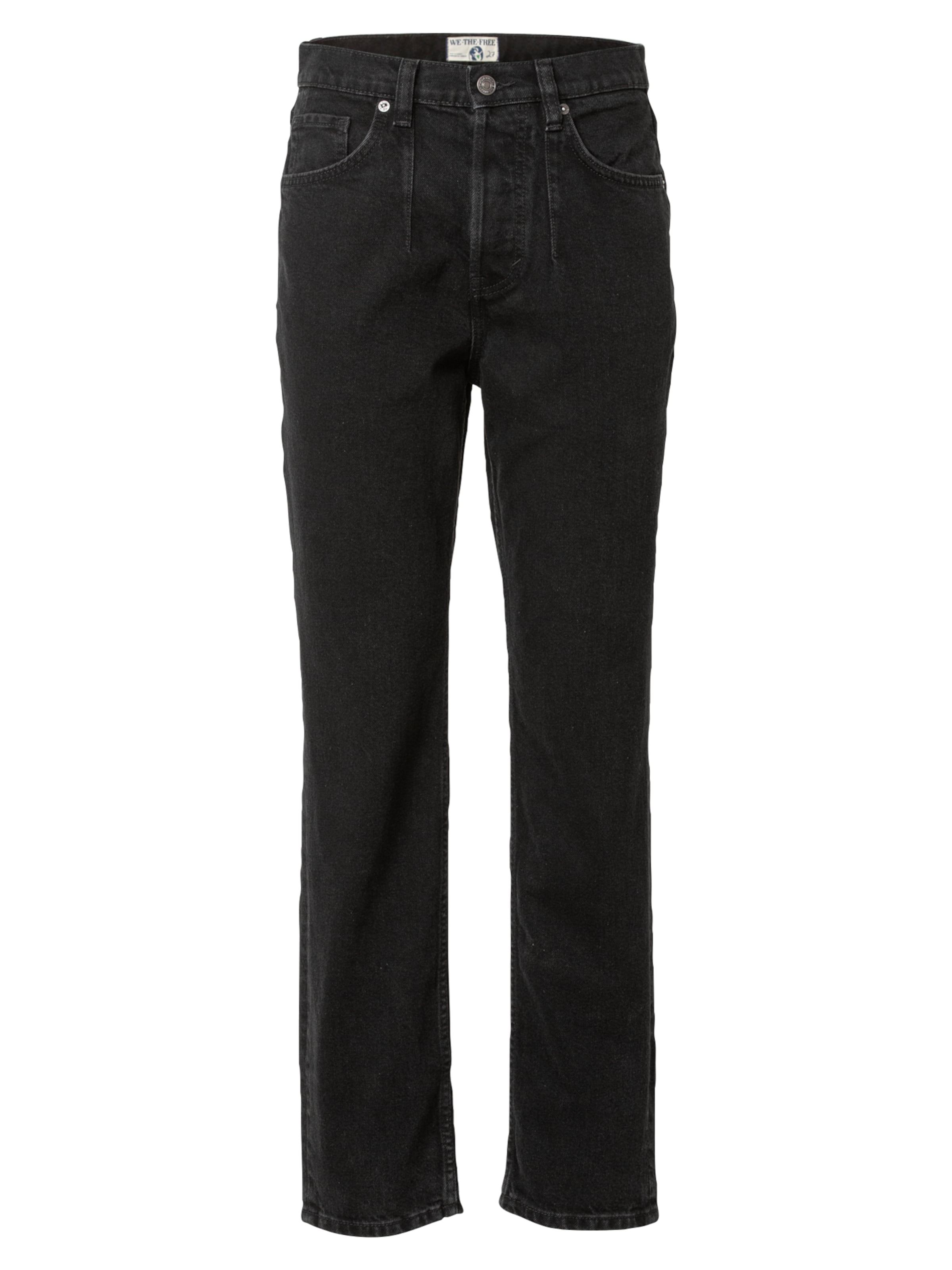 Free People Regular Jeans 'CARE' in Black: front
