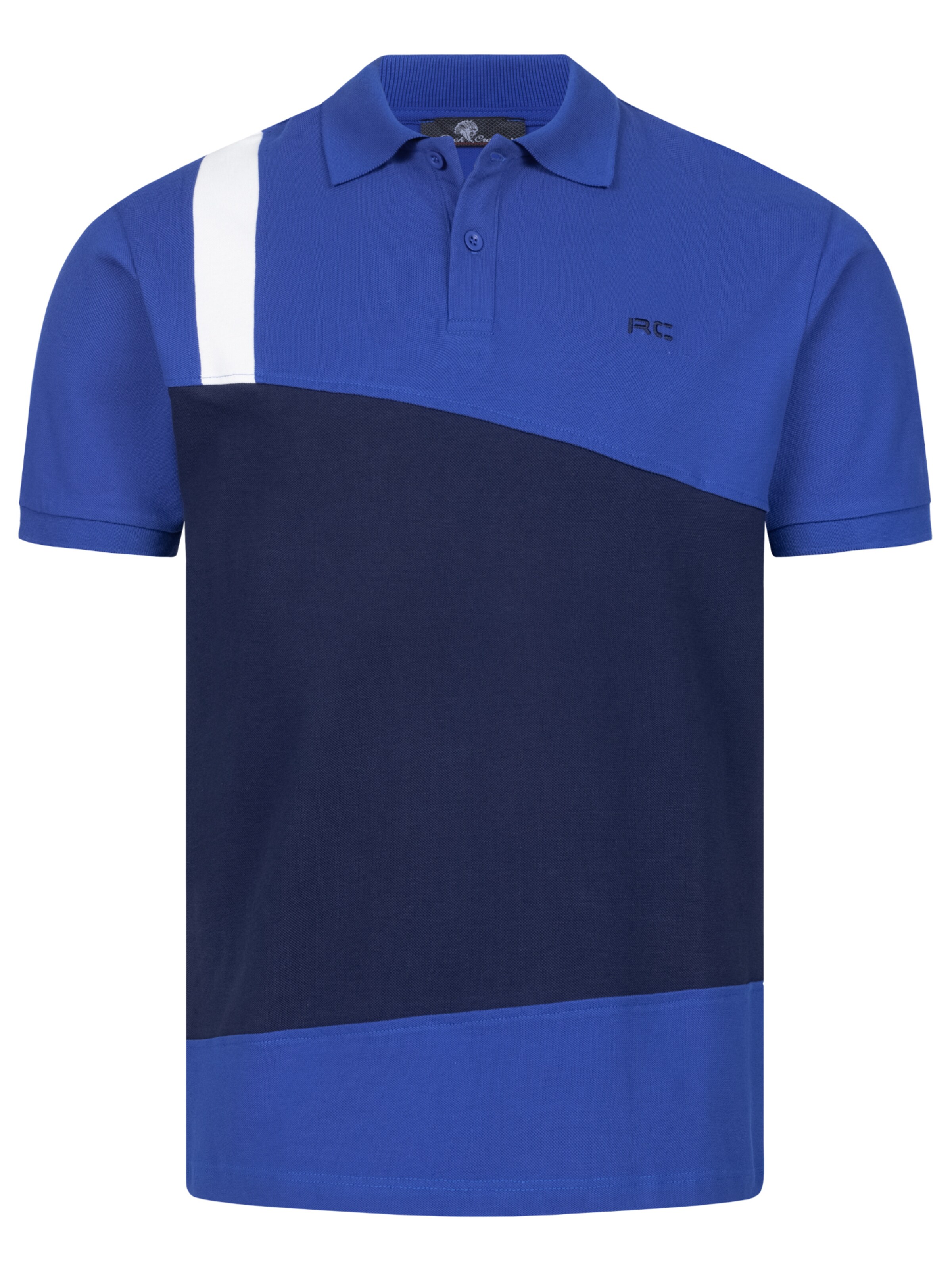 Rock Creek Poloshirt in Blau: Vorderseite