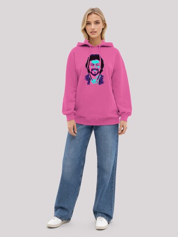 Sweat-shirt 'TV Times Jeremy Beadle 1982 Pop Art' F4NT4STIC en rose