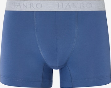 Hanro Boxershorts ' Cotton Essentials ' in Blauw