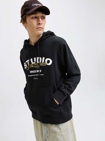 JACK & JONES Majica 'JJYUKI' | črna barva