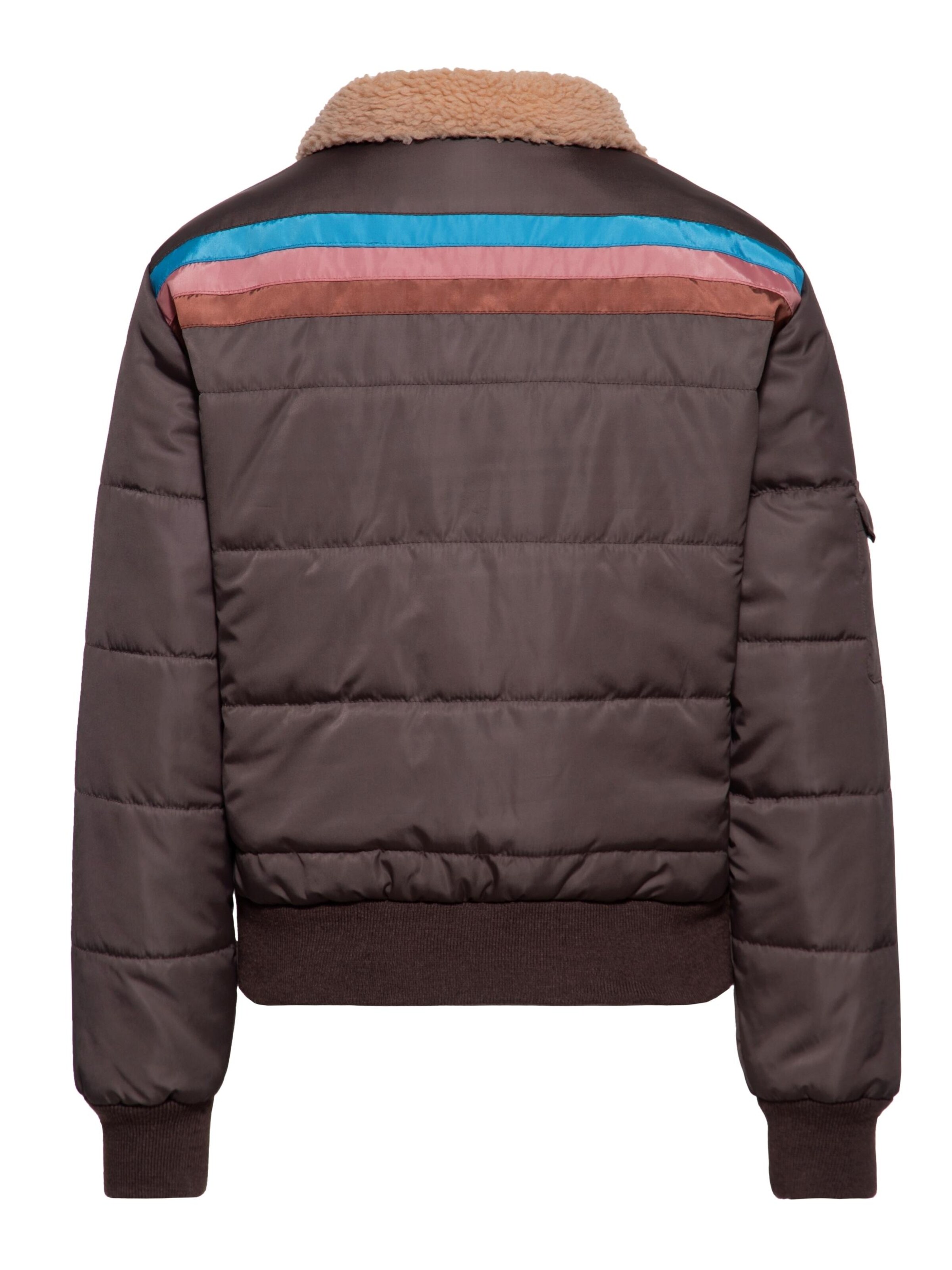 Queen Kerosin Winter Jacket 'Nature's Calling' in Brown