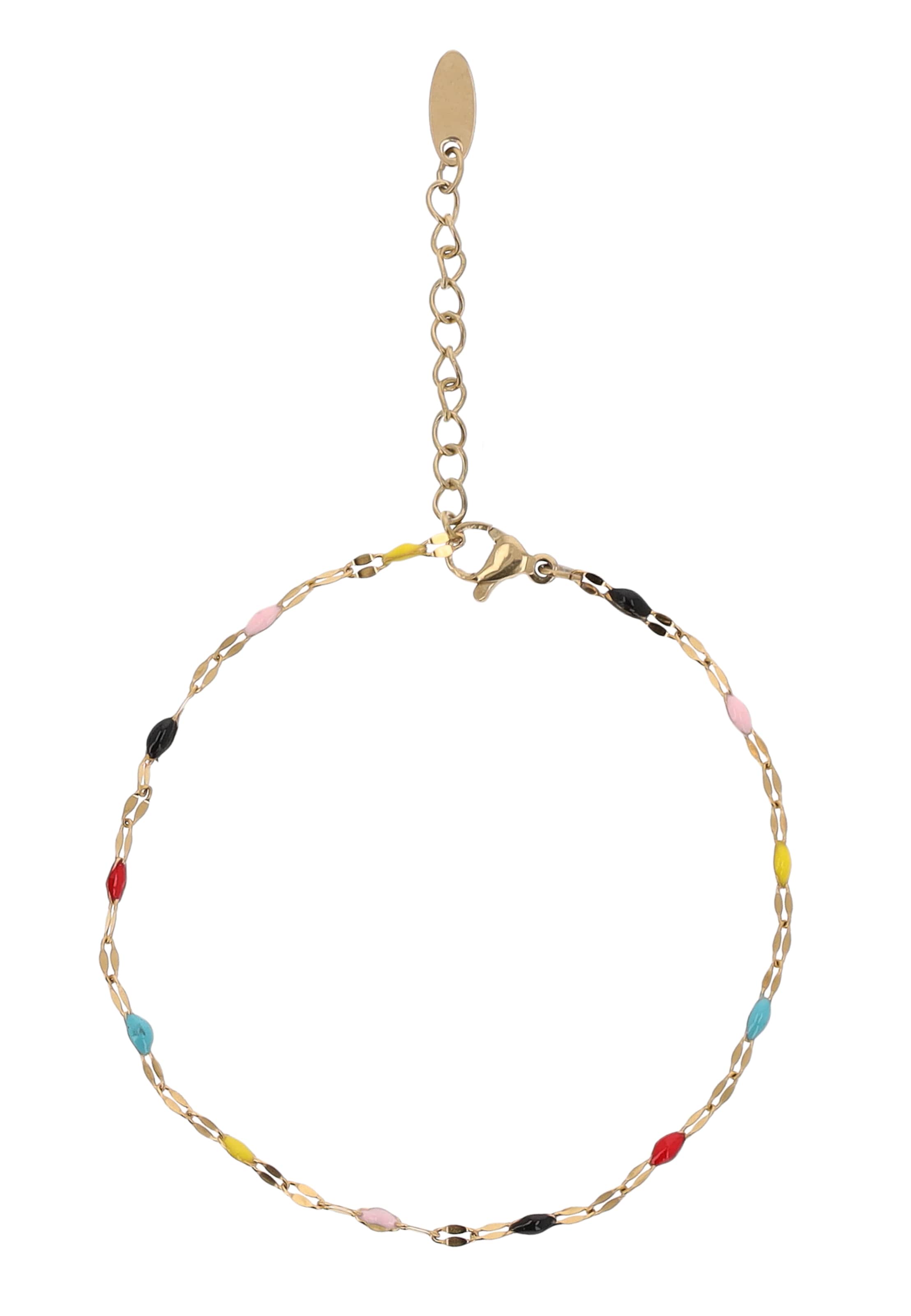 IZIA Bracelet en or / mélange de couleurs, Vue avec produit