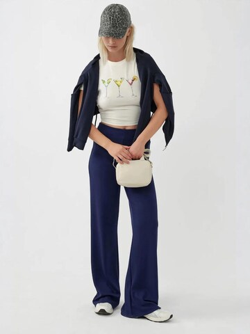 Flared Pantaloni di Hiccup in blu