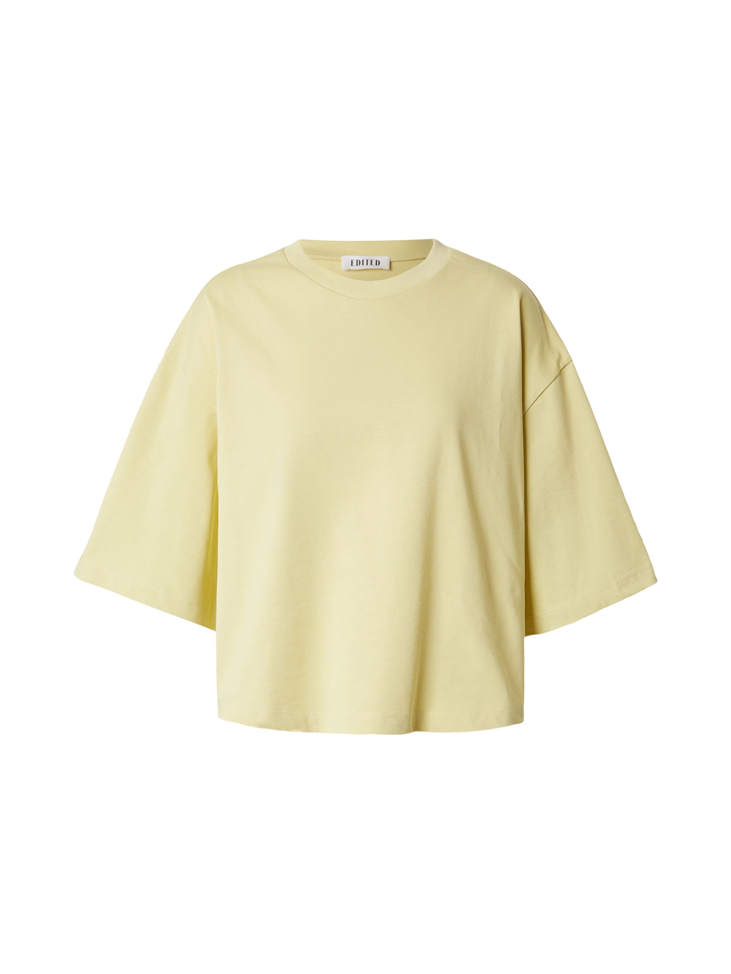 dzeltens EDITED T-Krekls 'Enzo': no priekšpuses