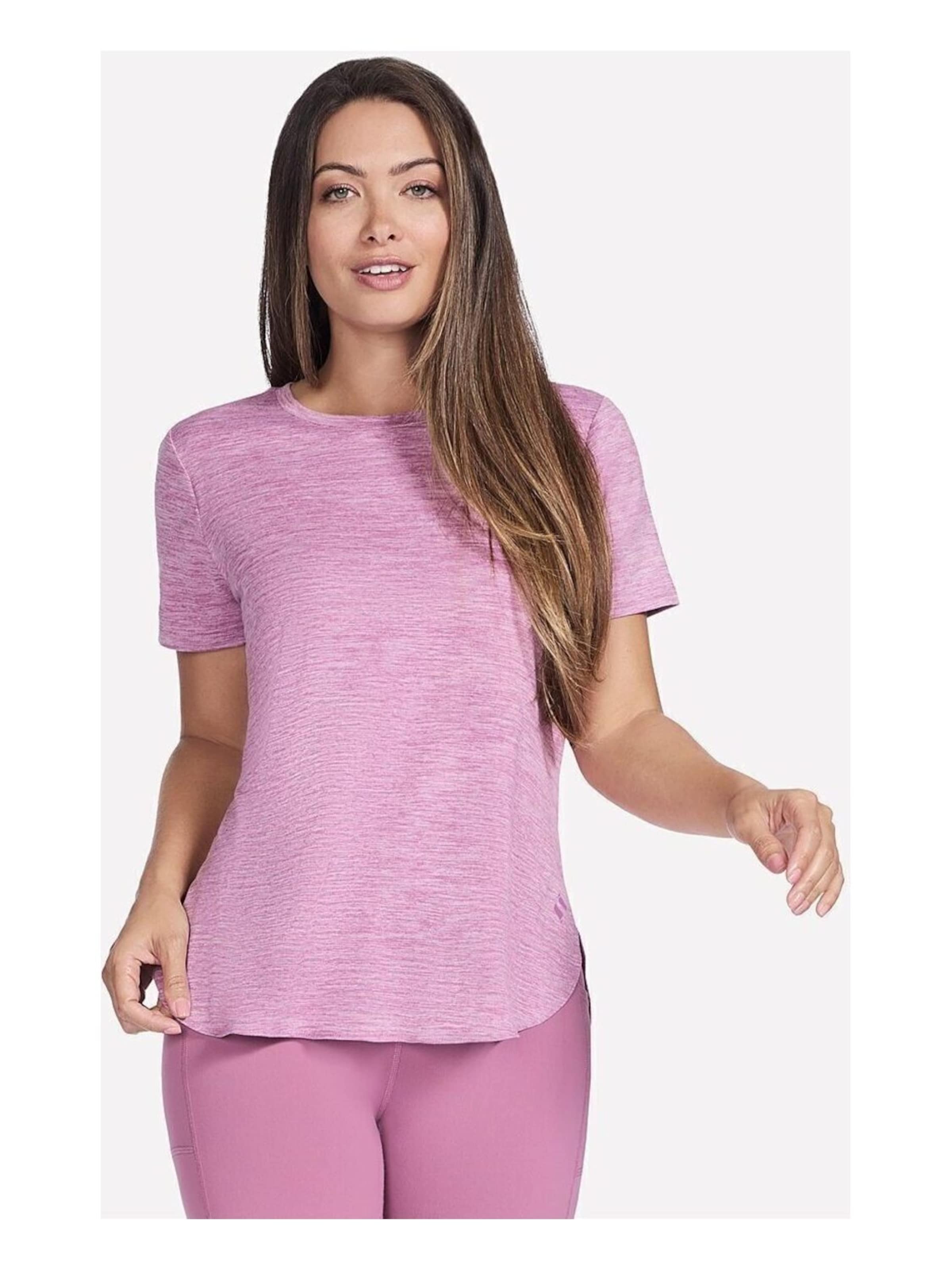 SKECHERS Shirt 'Skechers GO DRI Swift Tunic Tee' in Roze