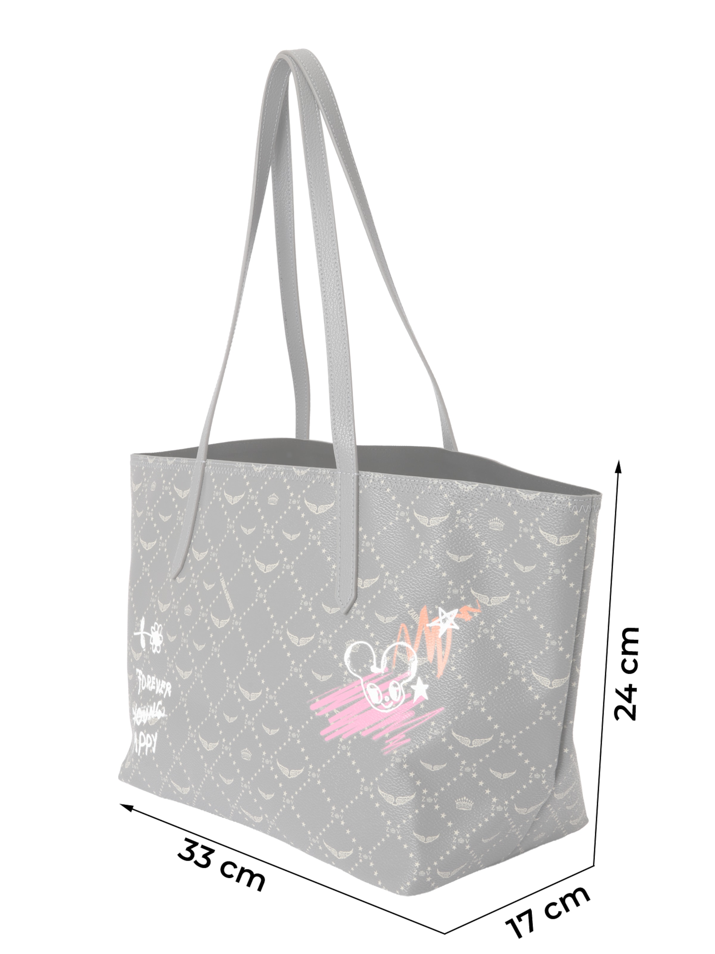 Zadig & Voltaire Shopper i grå