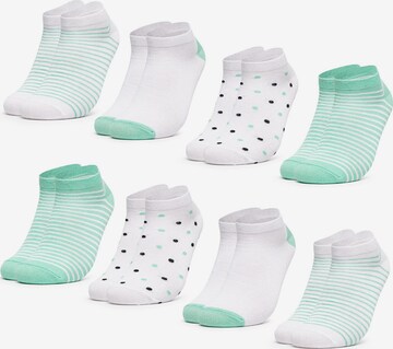 Occulto Socks 'Maja' in Green: front