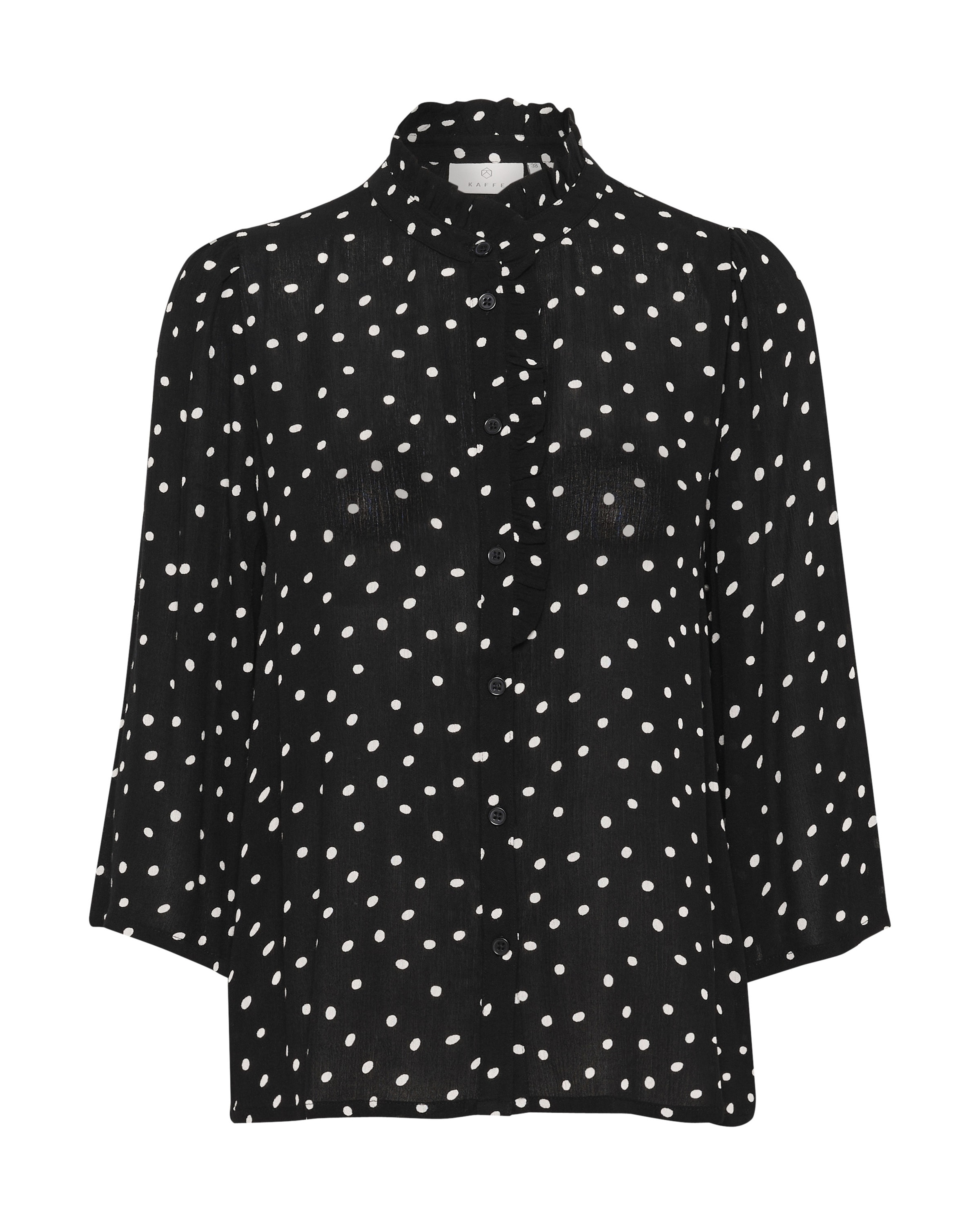 Kaffe Blouse 'KA Vinni' in Zwart: voorkant