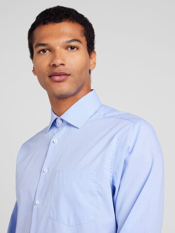 Coupe regular Chemise business SEIDENSTICKER en bleu