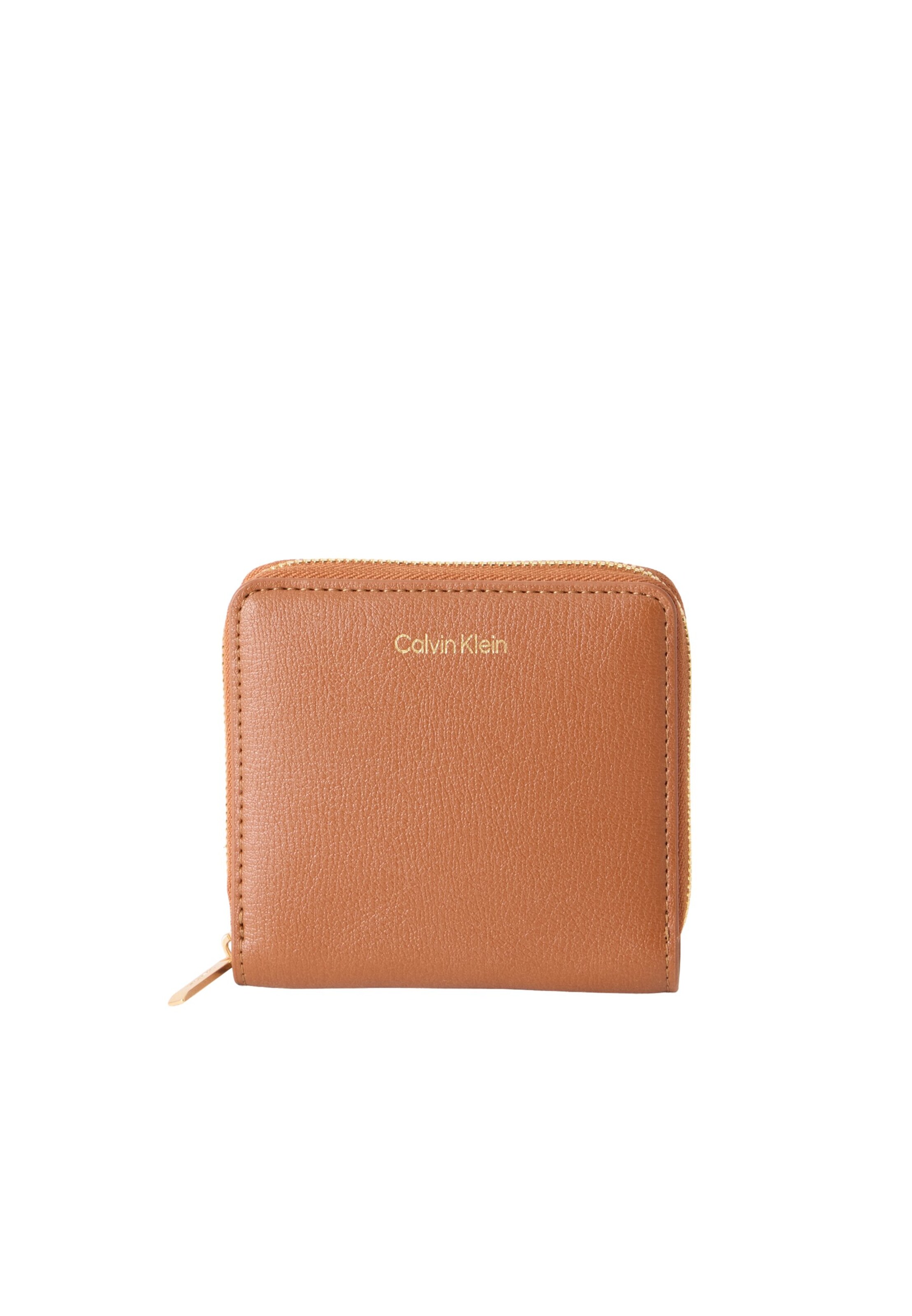 Calvin Klein Wallet in Brown: front