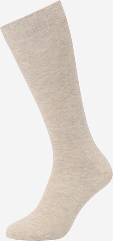 Marc O'Polo Knee socks 'Lara' in Beige: front