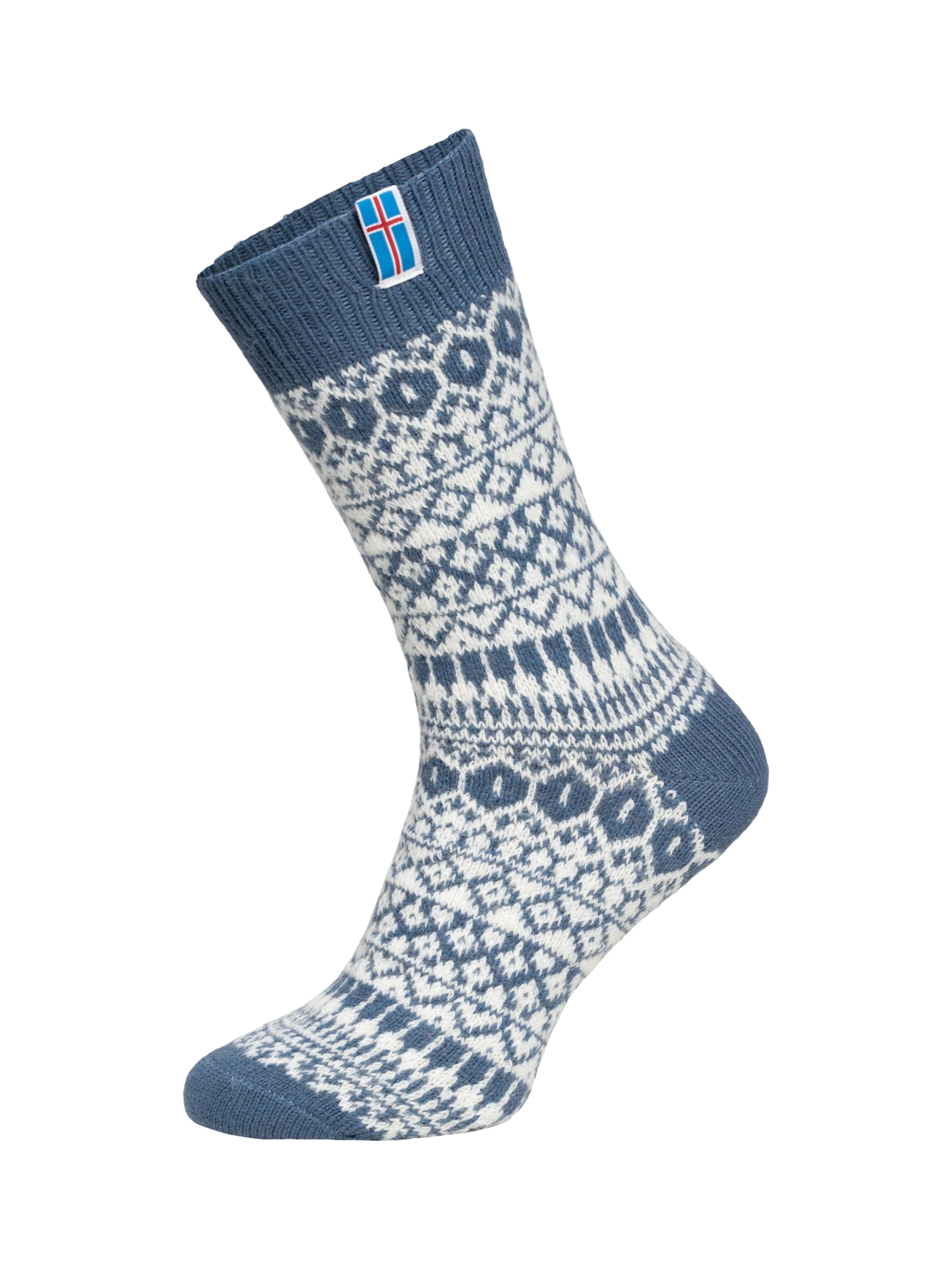 HomeOfSocks Socks 'HOS602' in Blue: front