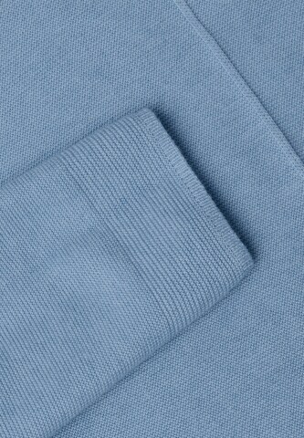 CECIL Langarm Pullover mit Rundhals und Struktur in Blau