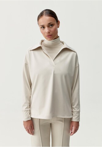 Born Living Yoga Shirt 'Lua' in Beige: voorkant