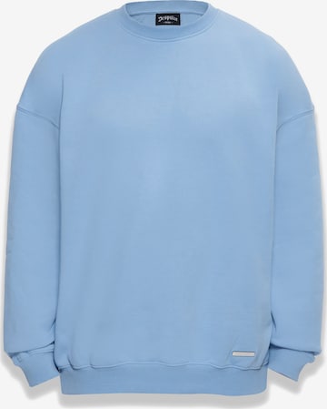 Dropsize Sweatshirt 'Bazix Republiq' in Blau: predná strana