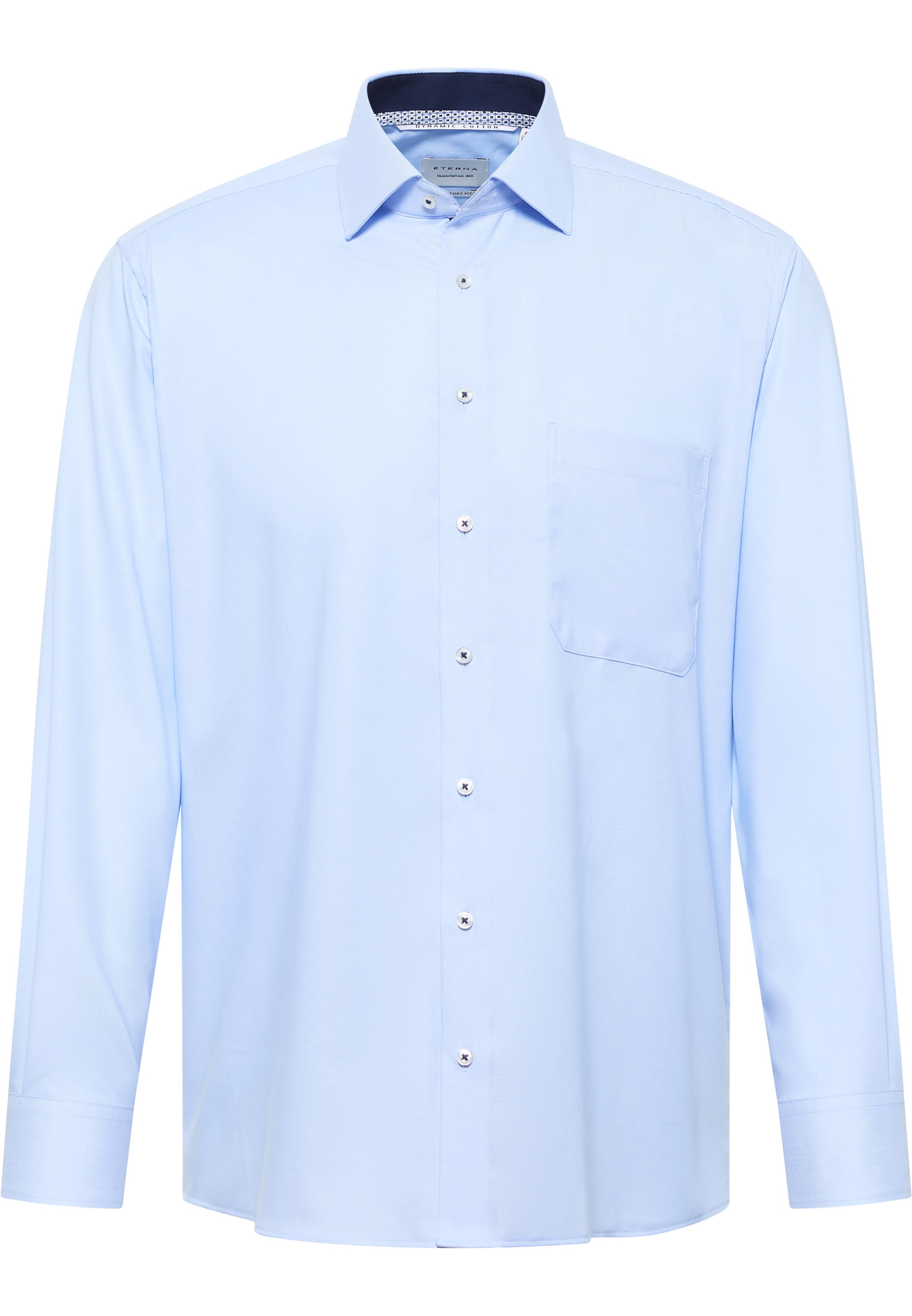 ETERNA Hemd in Blau: Vorderseite