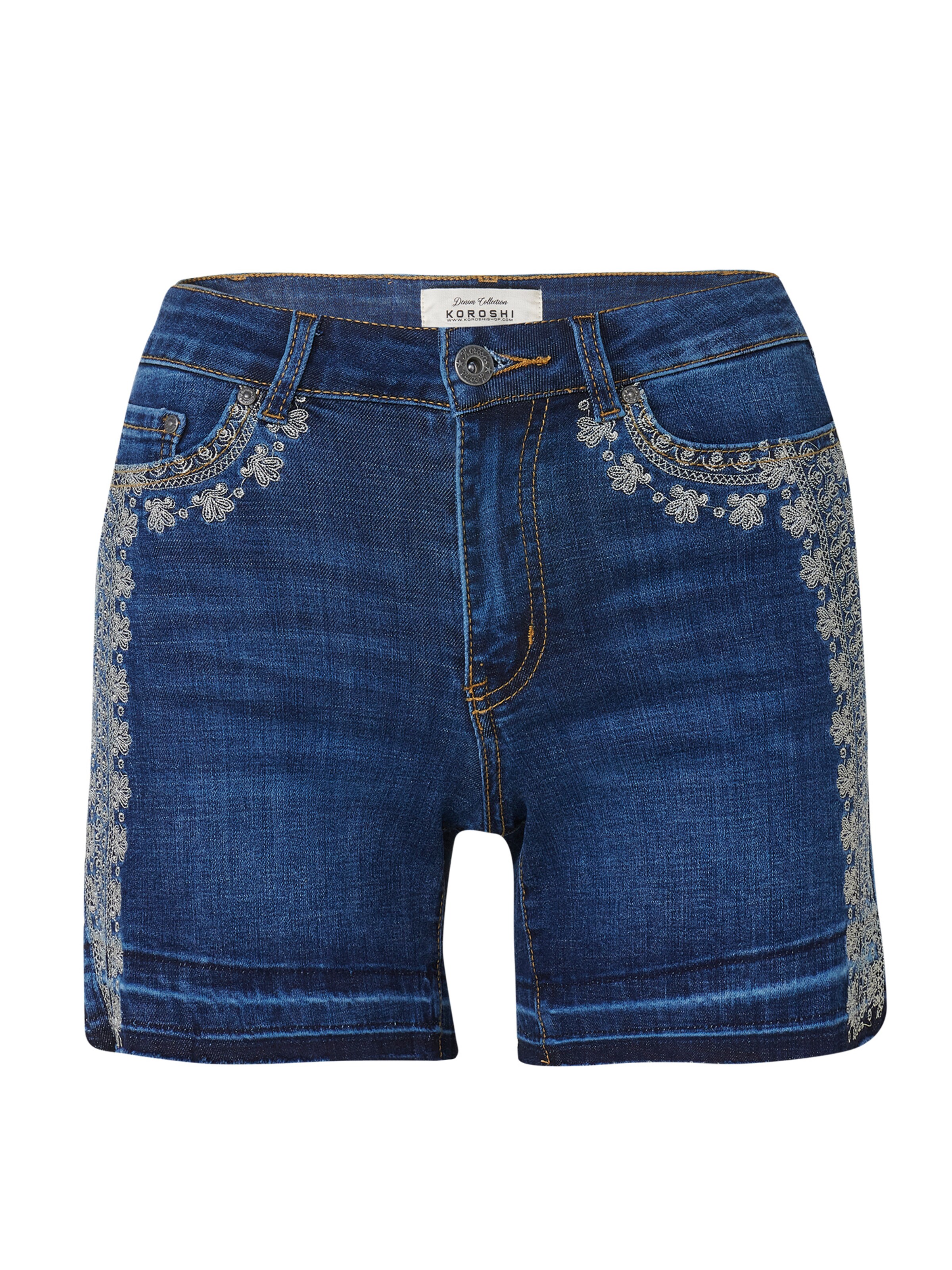 KOROSHI Regular Farkut värissä sininen: etupuoli