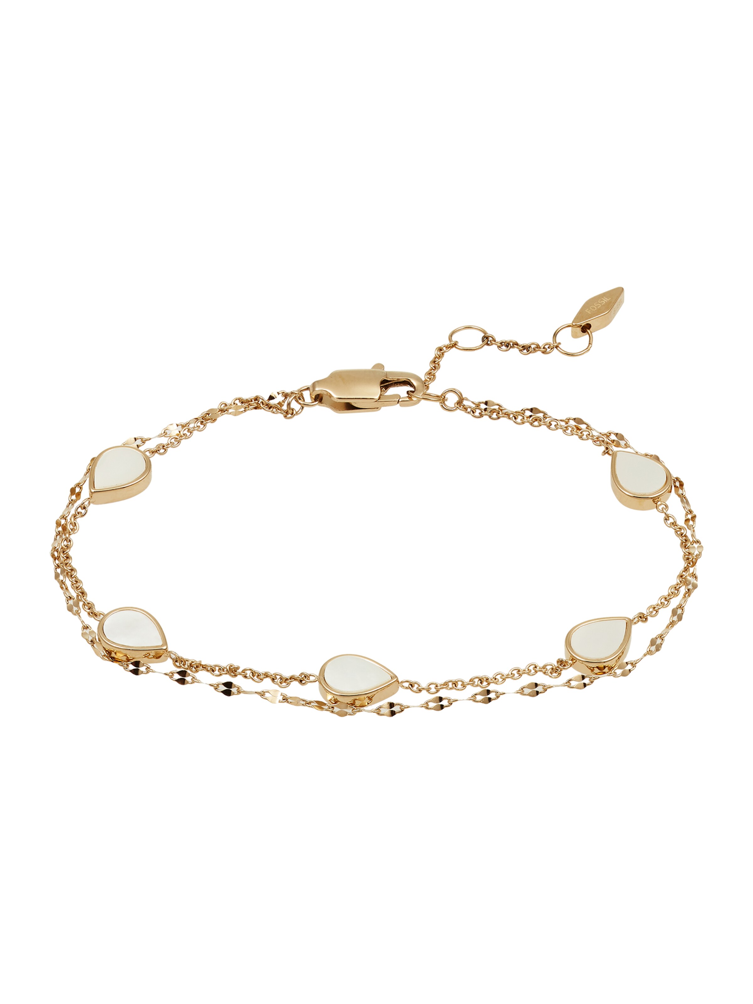FOSSIL Armband in Gold: Vorderseite