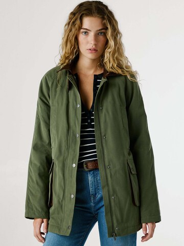 Veste mi-saison 'TESS' Pepe Jeans en vert : devant