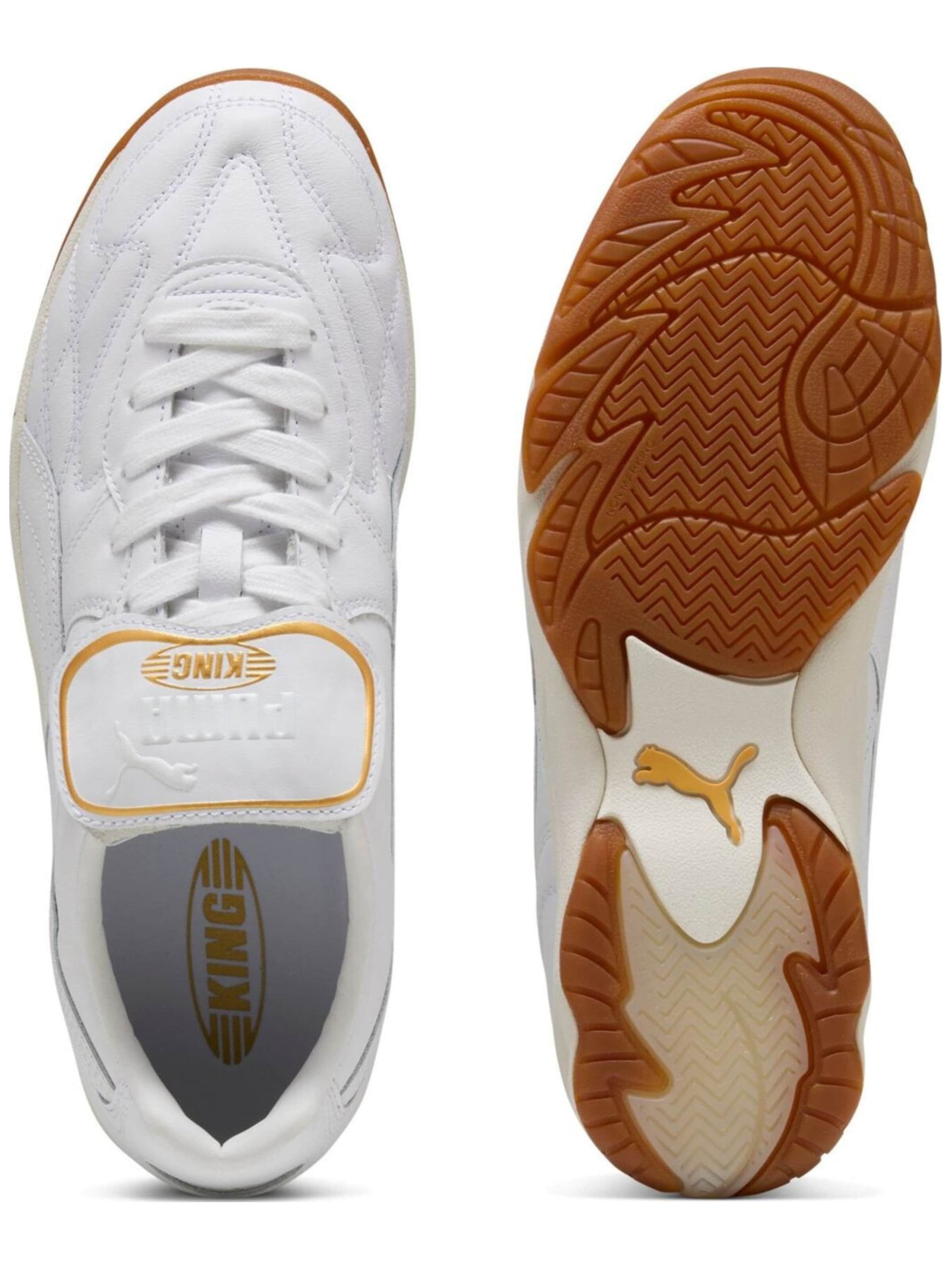 PUMA Sportschoen 'Puma King Indoor' in Wit