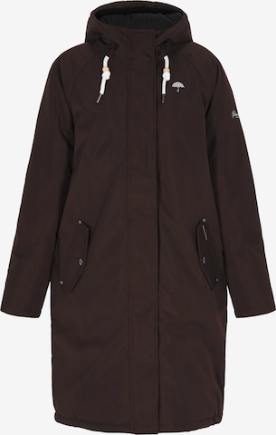 Schmuddelwedda - Parka de inverno em castanho: frente