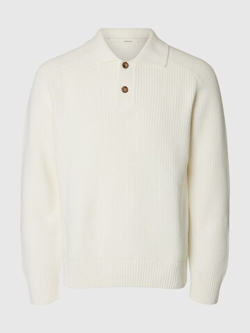 SELECTED Regular fit Trui in Wit: voorkant